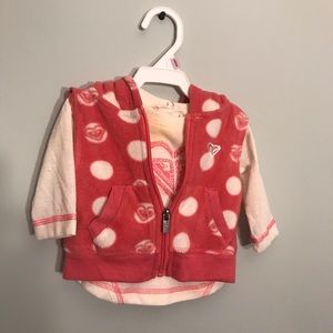 Roxy Girl shirt and vest set🎀